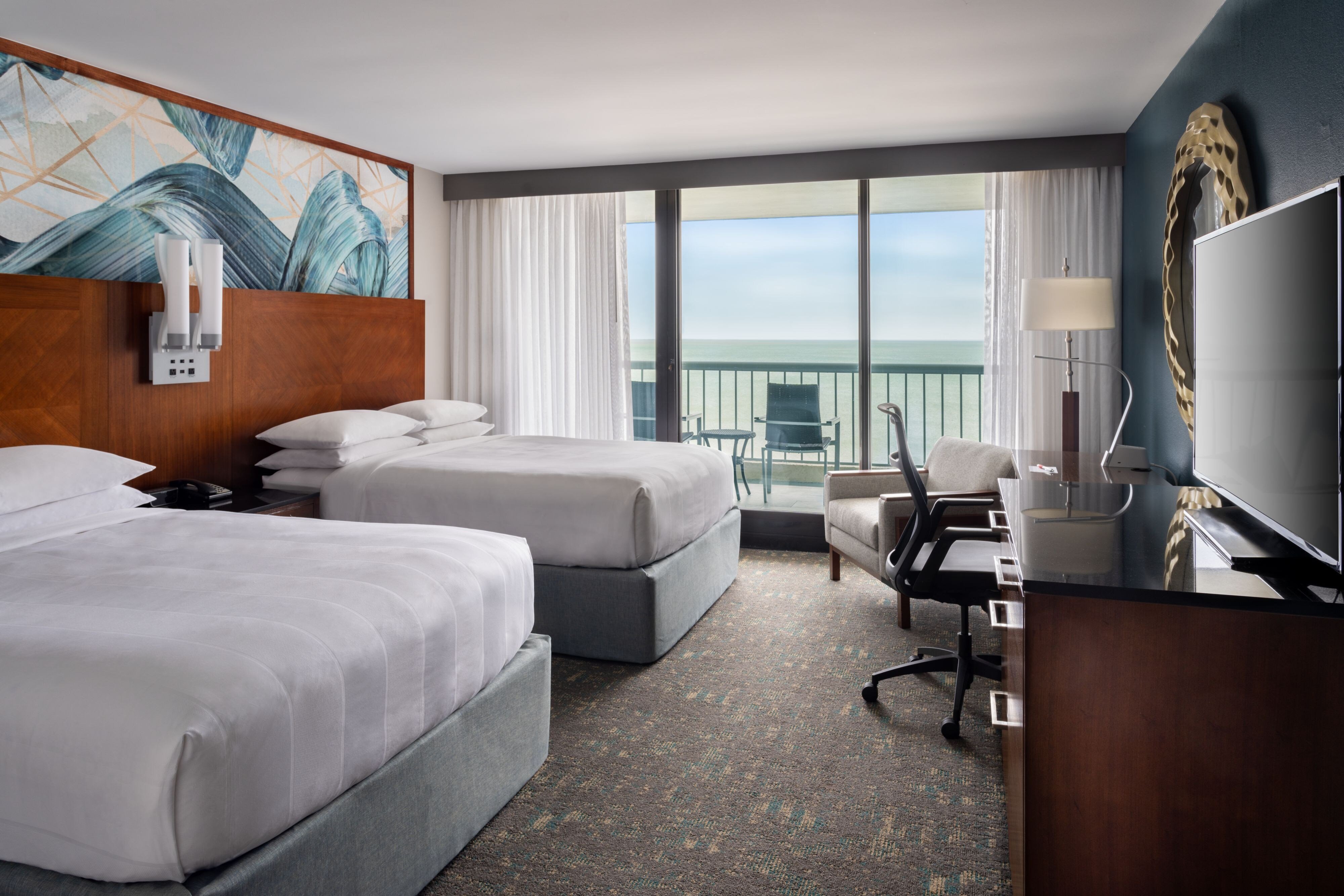 Oceanfront Queen Queen Guest Room