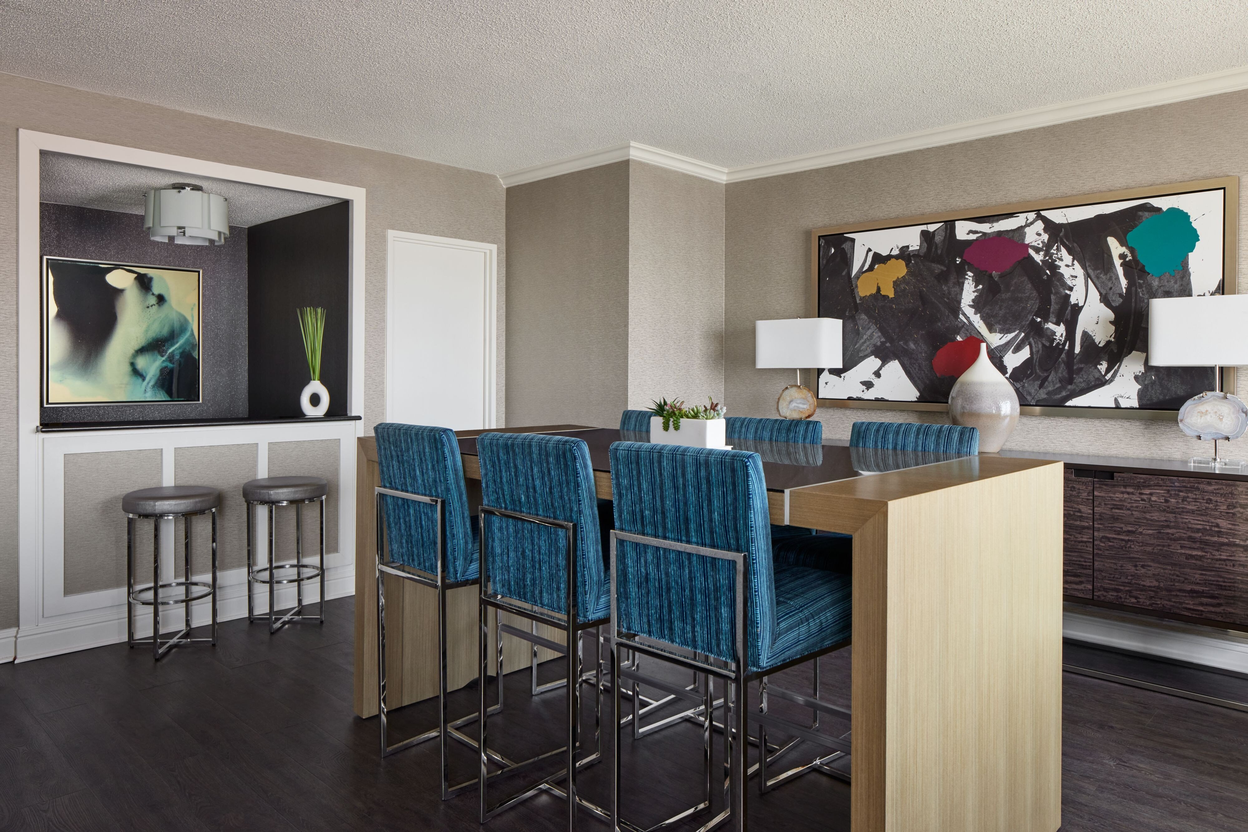 Hospitality Suite with dining table