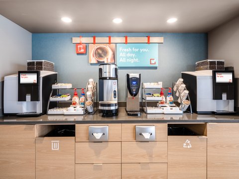 24 Hour Complimentary Cold & Hot Beverage Station