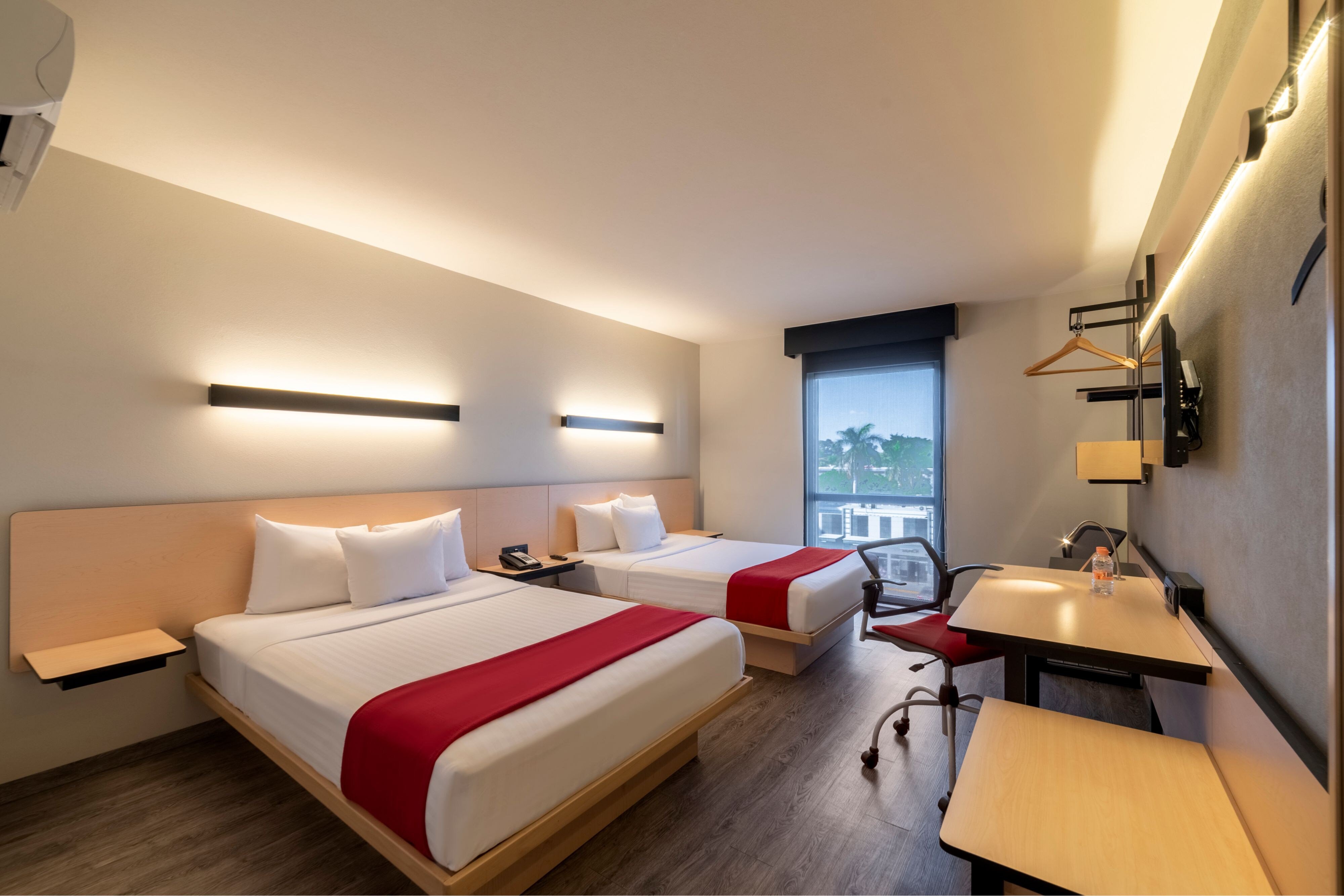 City Express Plus by Marriott Guadalajara Palomar-guestroom-Bedroom.jpg