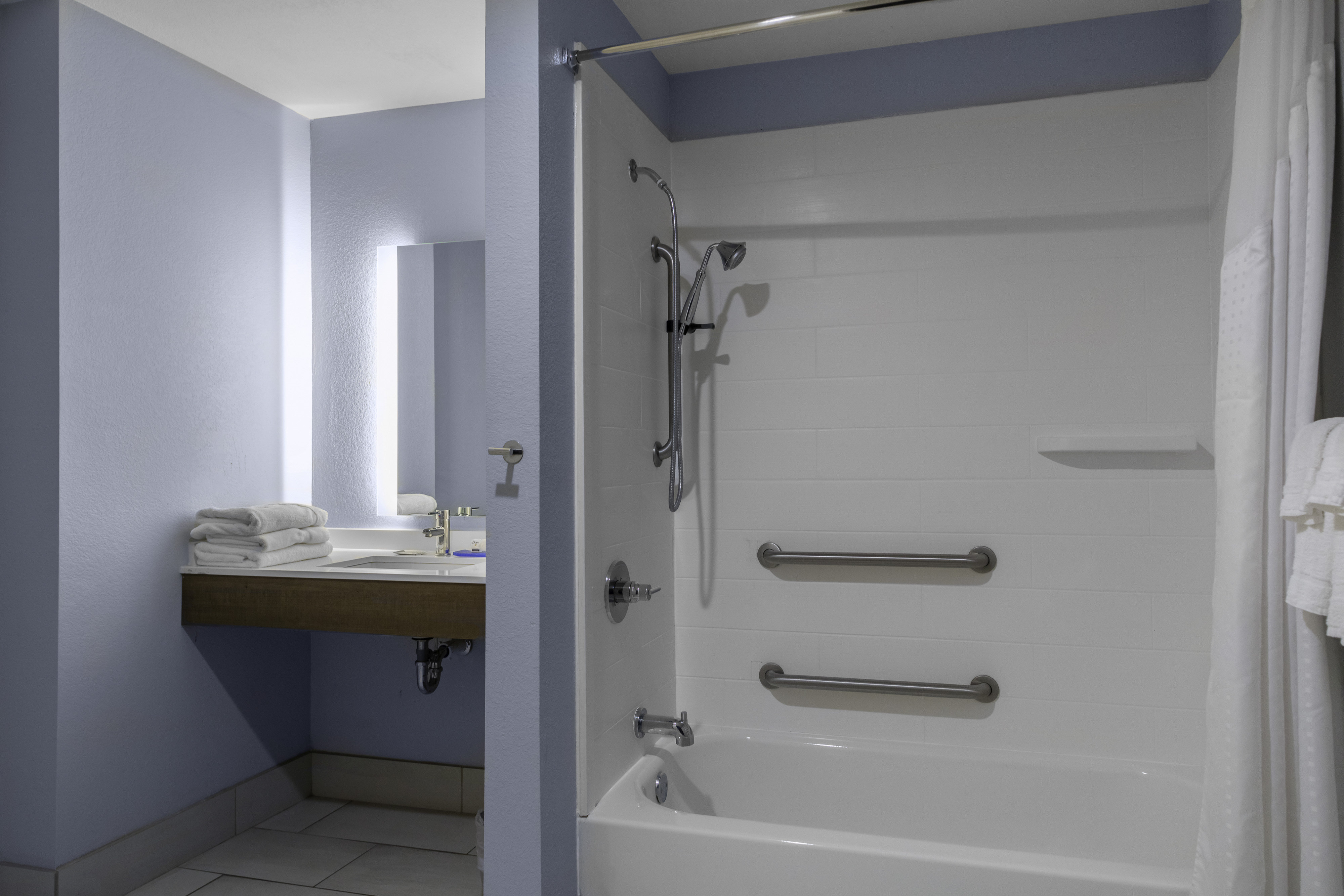 HOLIDAY INN EXP STES LEANDER BY IHG-guestroom-We offer accessible bathrooms to ensure everyone's comfort..jpg