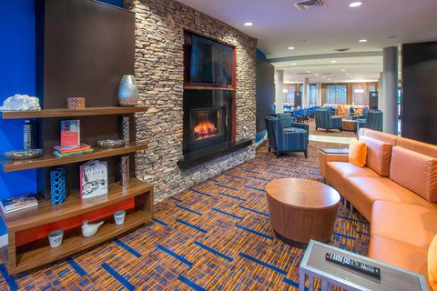 Lobby Fireplace Area