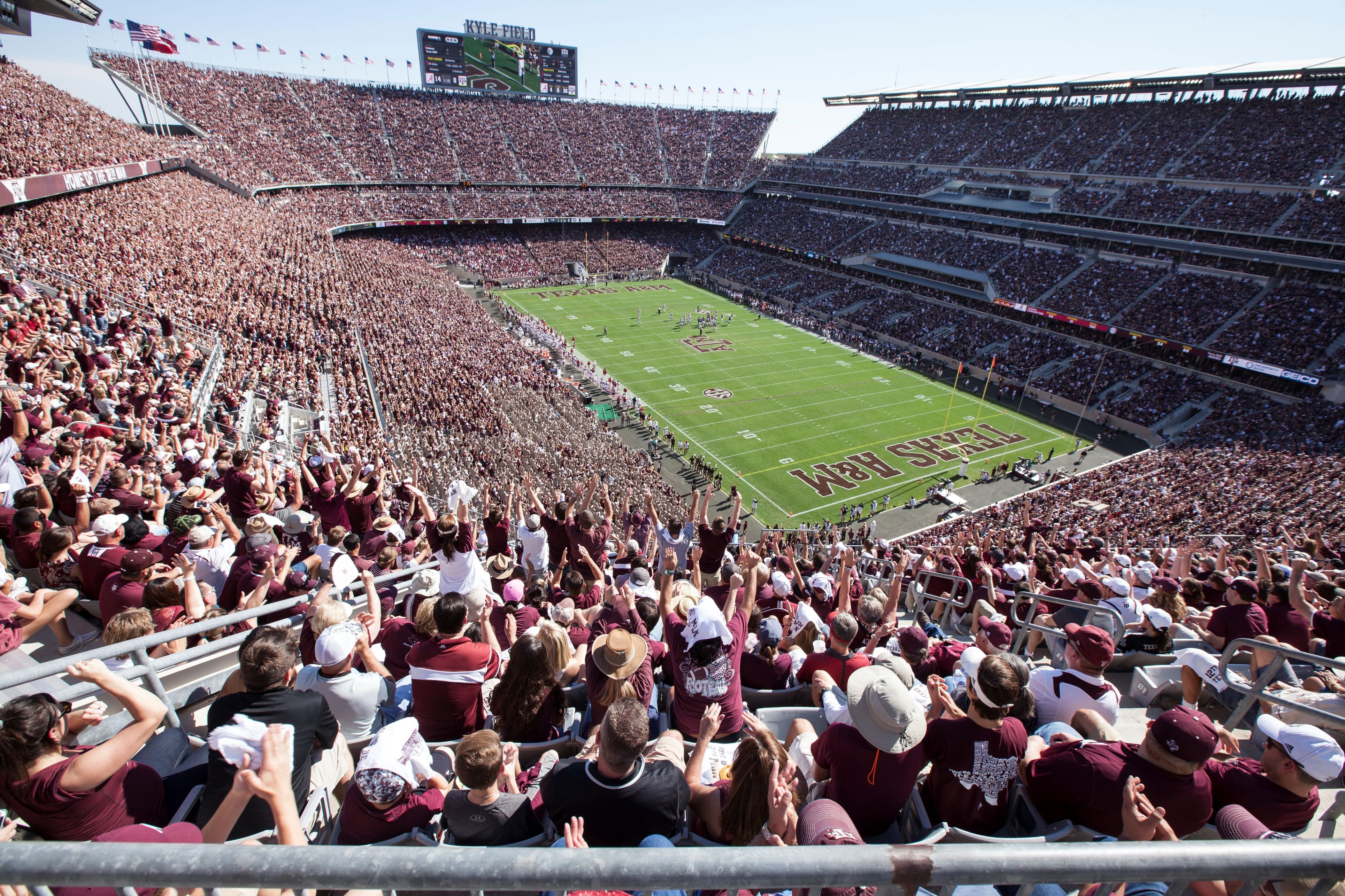 Game Day fun at  Kyle Field Texas A&M and City of College Station