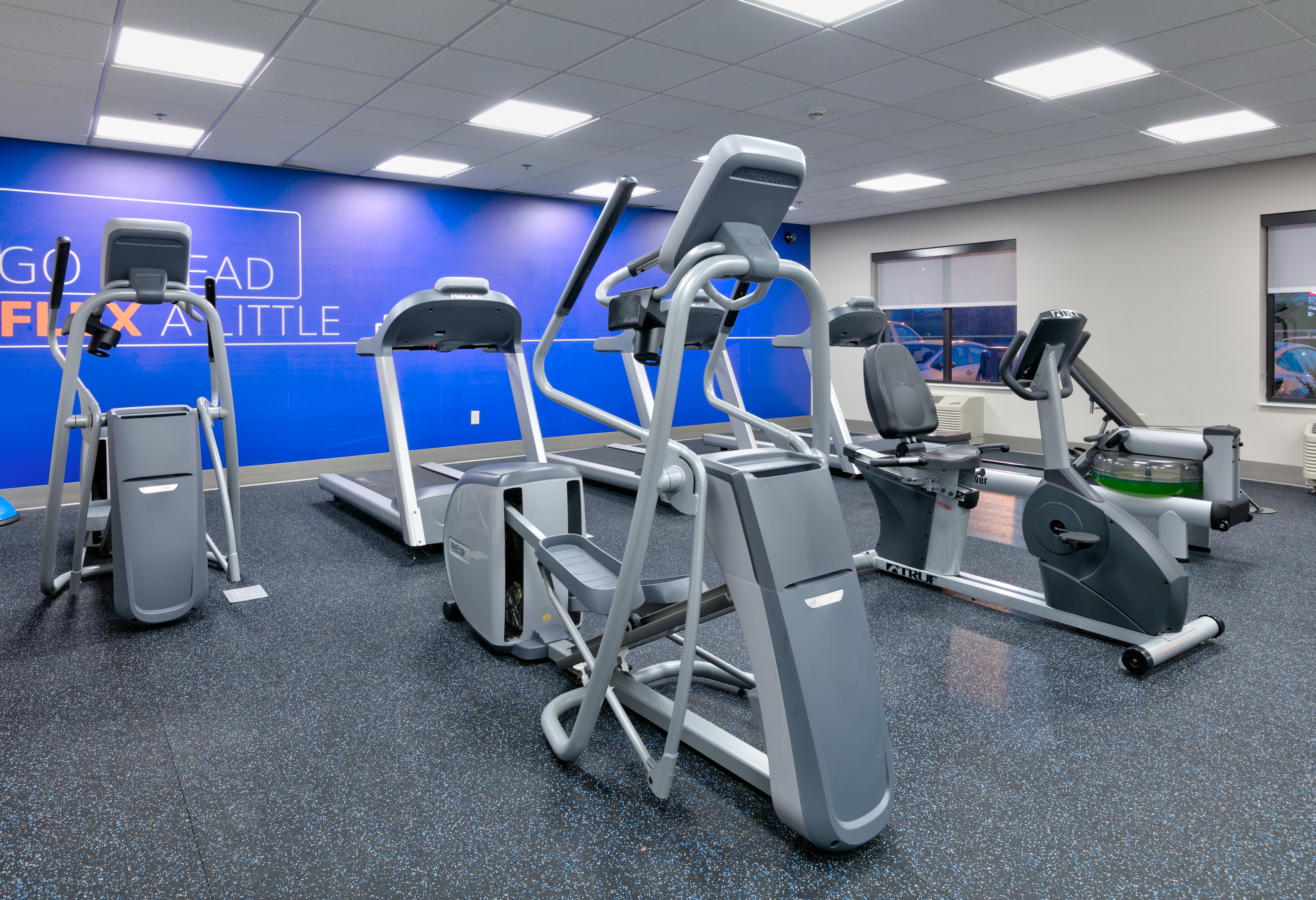 Start your morning with a workout in our fitness center.