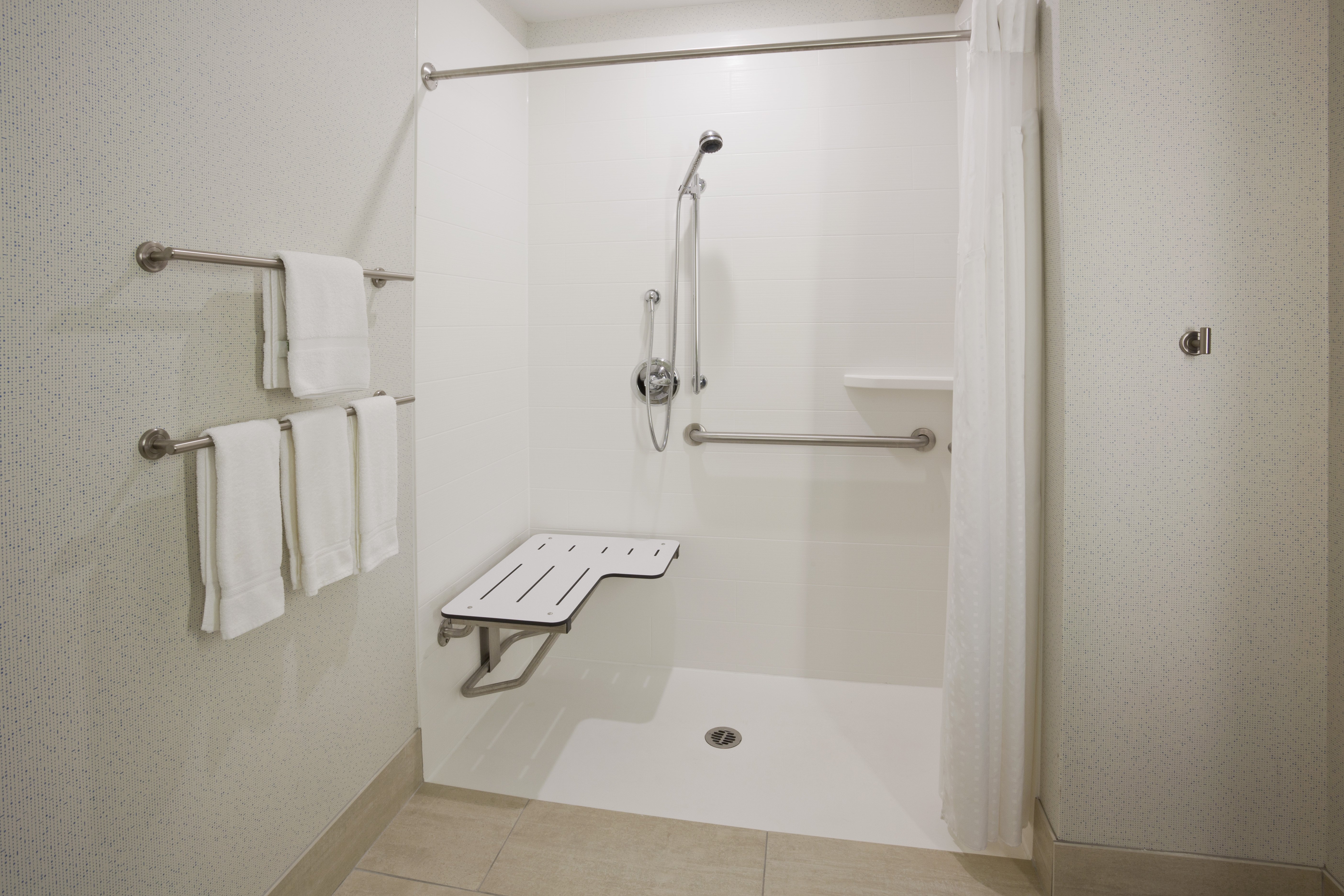 ADA-Accessible Roll-In Shower