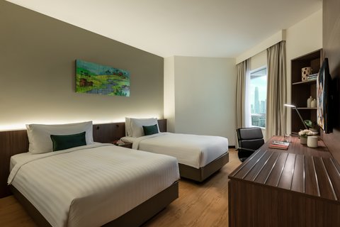 Oakwood Hotel & Residence Kuala Lumpur Deluxe Twin Room