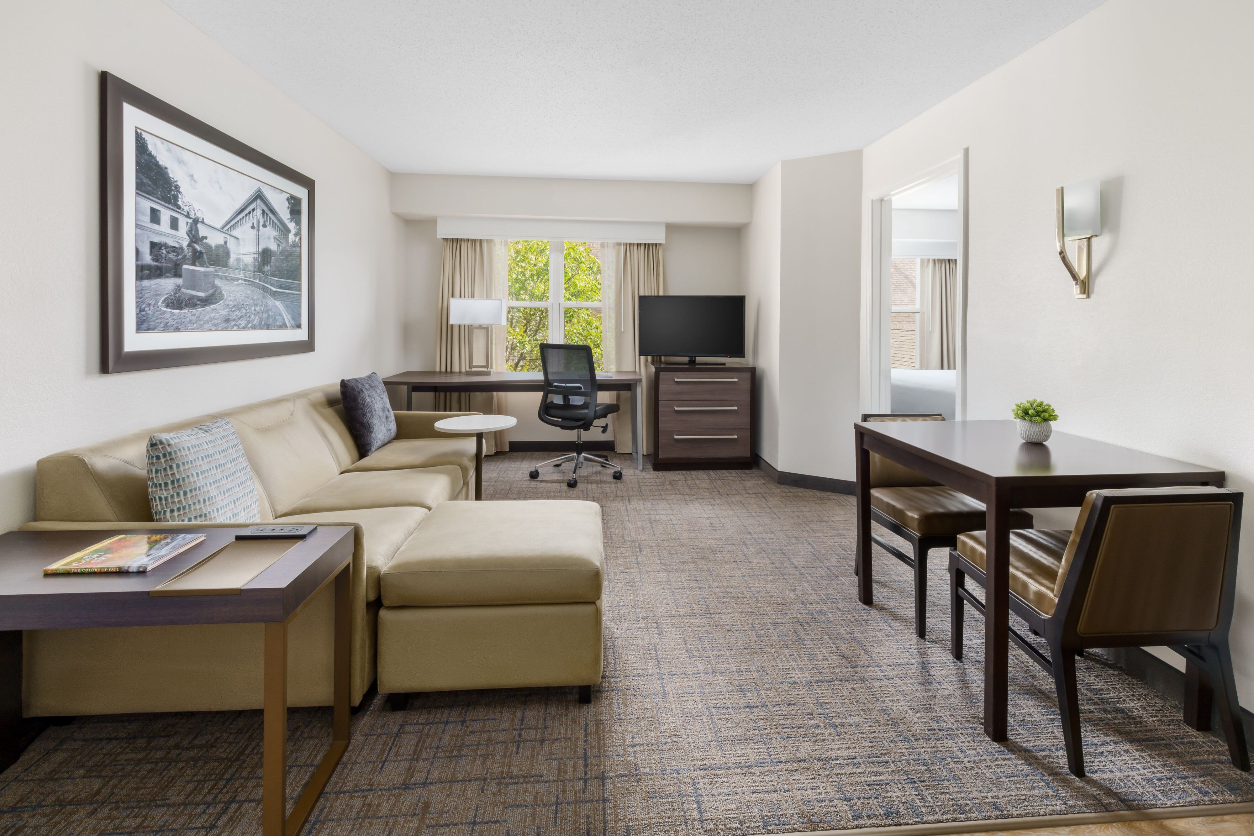 Residence Inn by Marriott Boston Franklin-guestroom-One-Bedroom Suite - Living Room.jpg