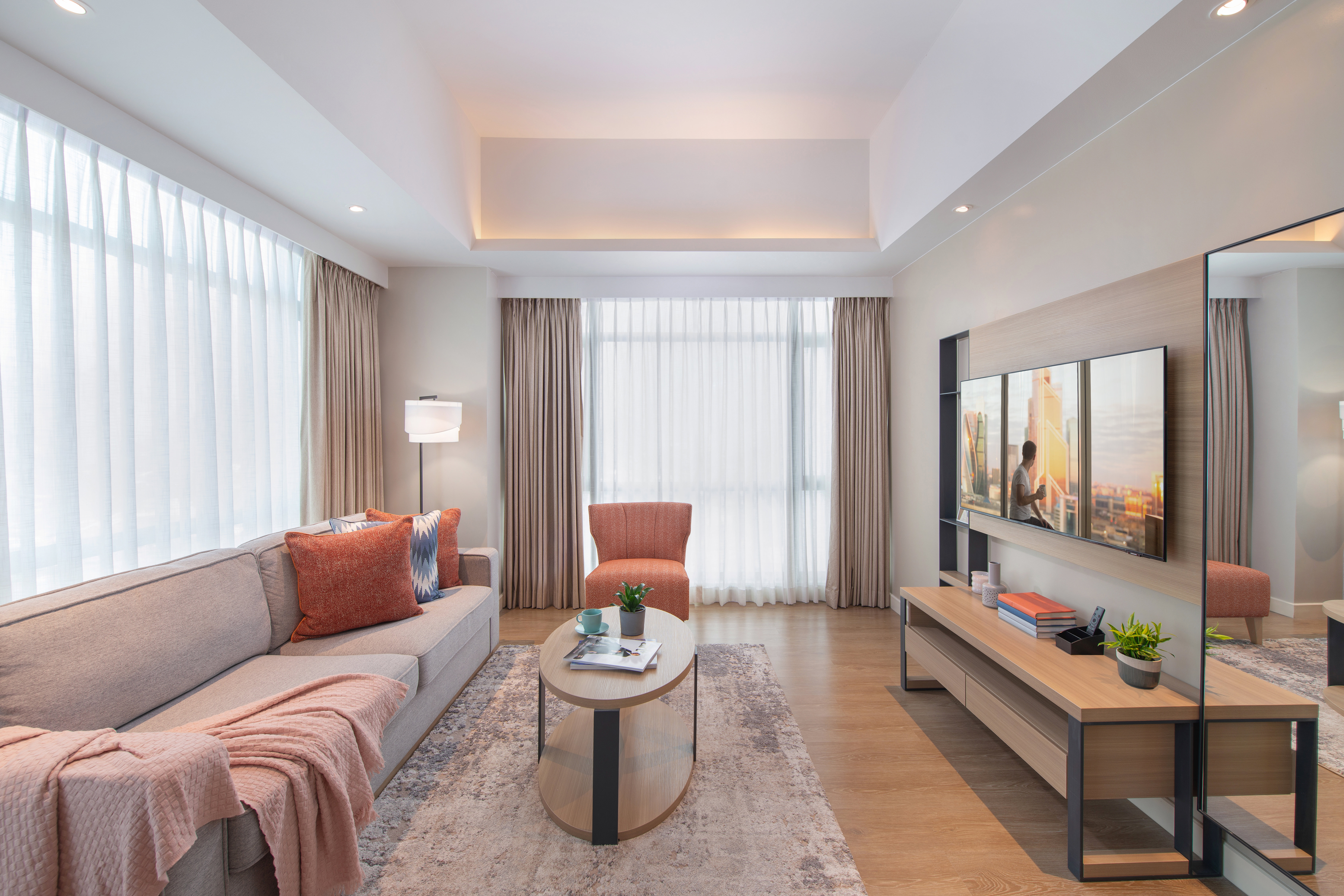CITADINES ROCES QUEZON CITY-guestroom-Living Room of 1-Bedroom Premier.jpg