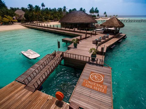 Halaveli Maldives Aerial