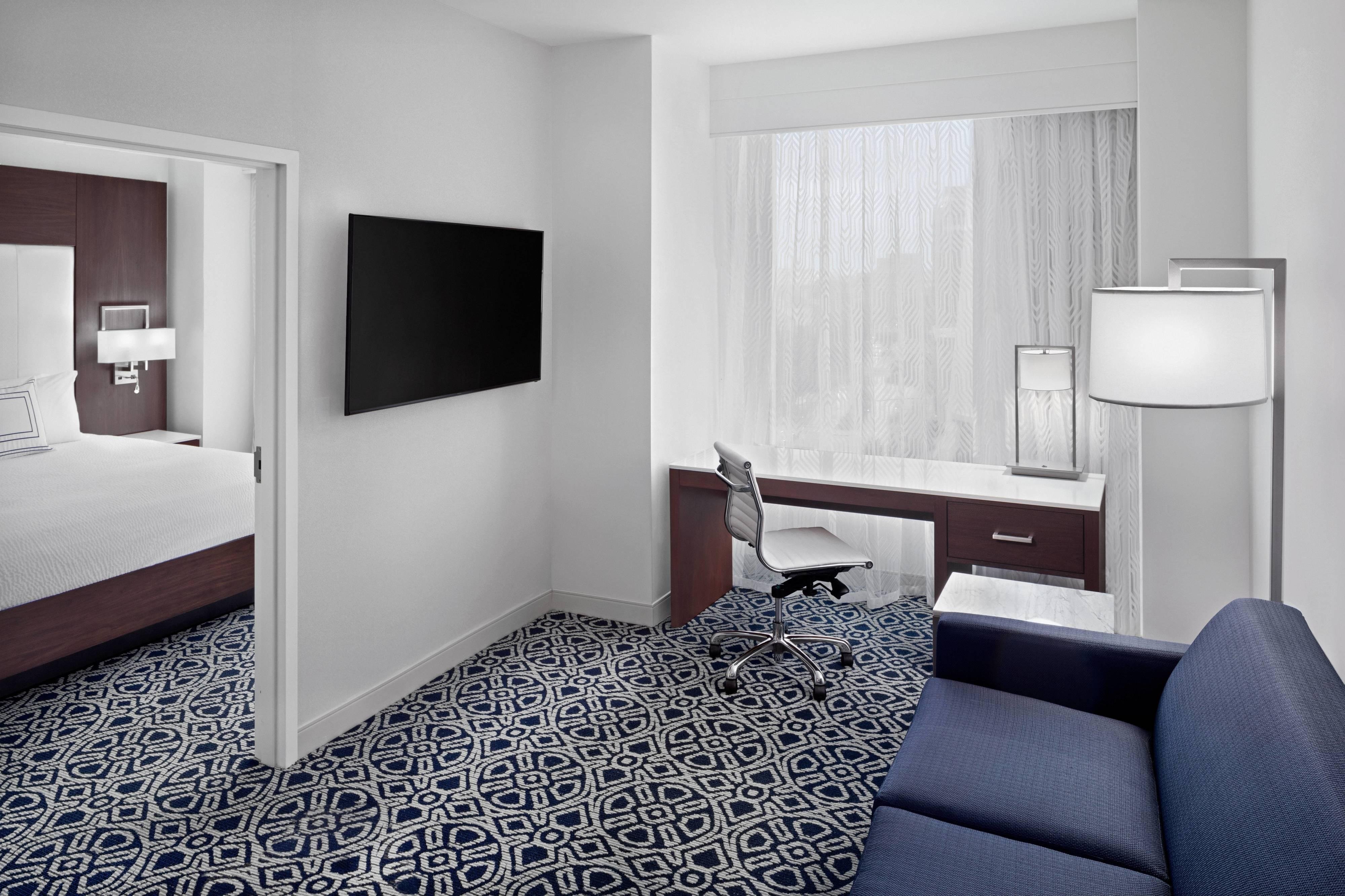 Residence Inn by Marriott Stamford Downtown-guestroom-One-Bedroom King Suite - Living Room.jpg