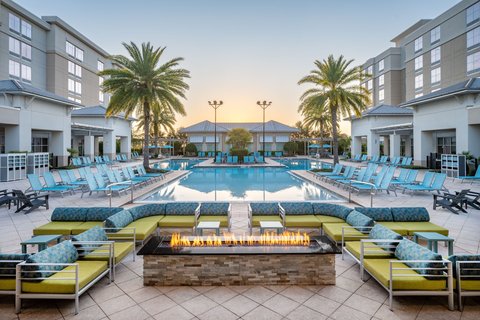 Poolside Firepit
