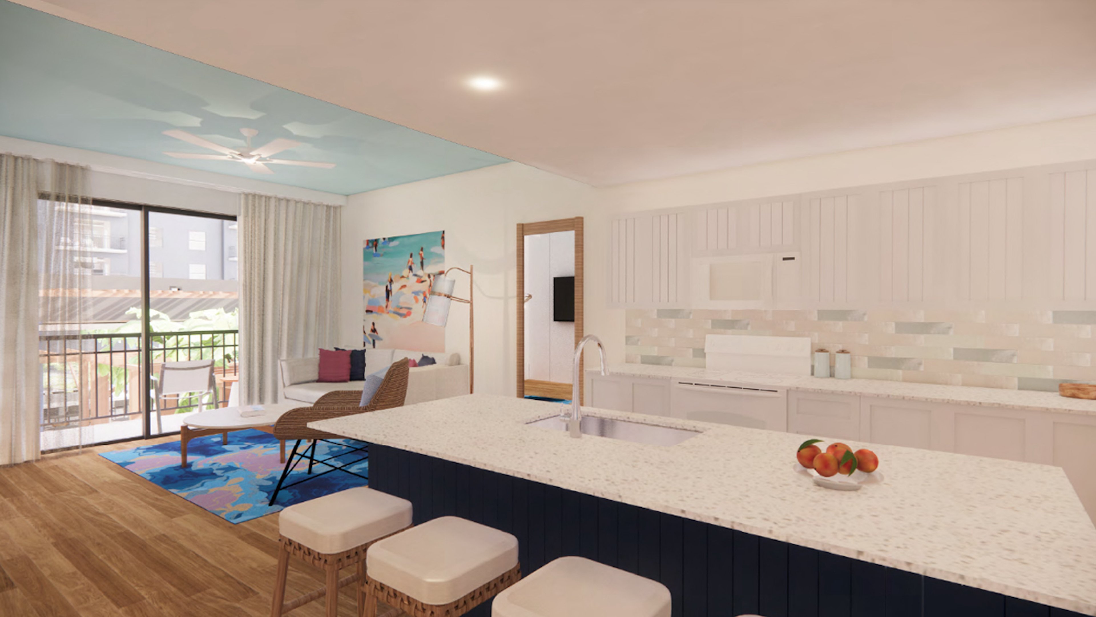 HOLIDAY INN CLUB VACATIONS OCEANFRO-guestroom-Standard living room and kitchen area.jpg