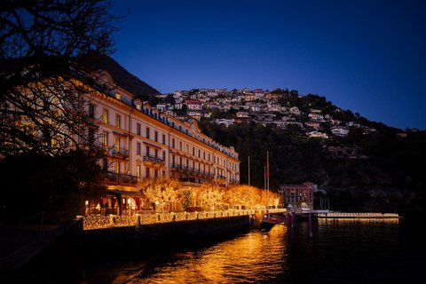 Villa D Este From The Lake Winter