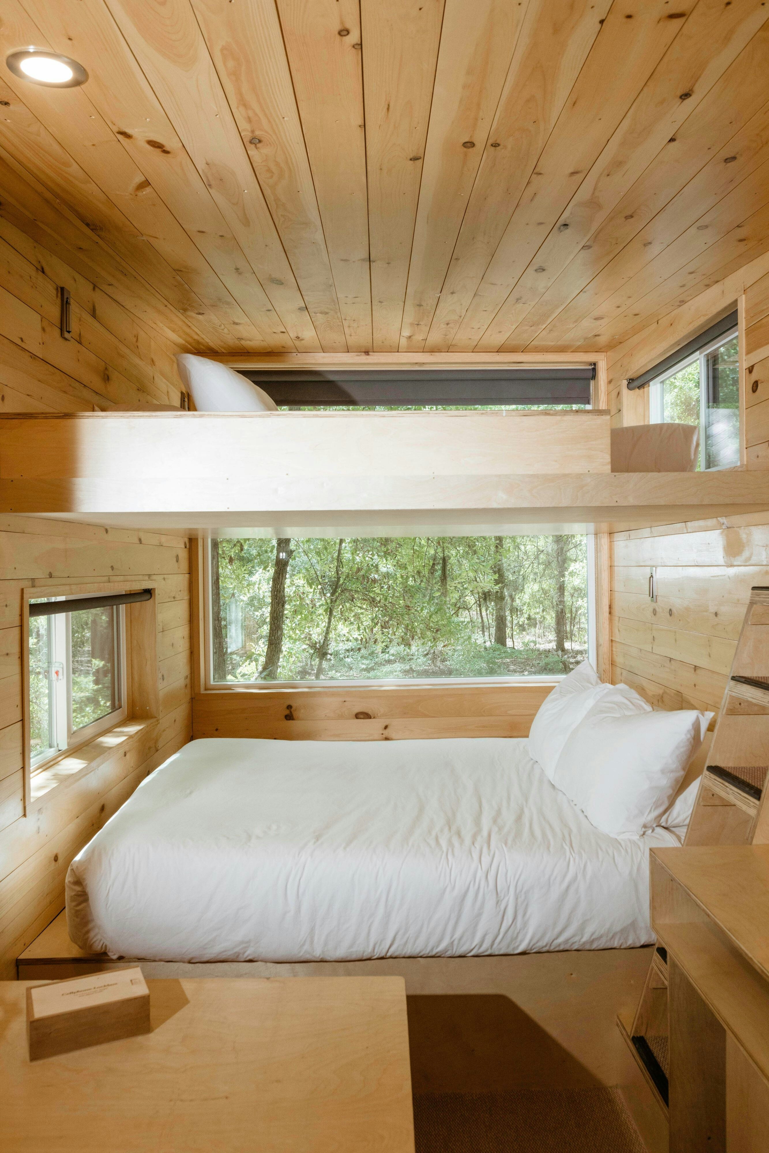 POSTCARD CABINS ASHEBORO-guestroom-Double Queen Bunk.jpg